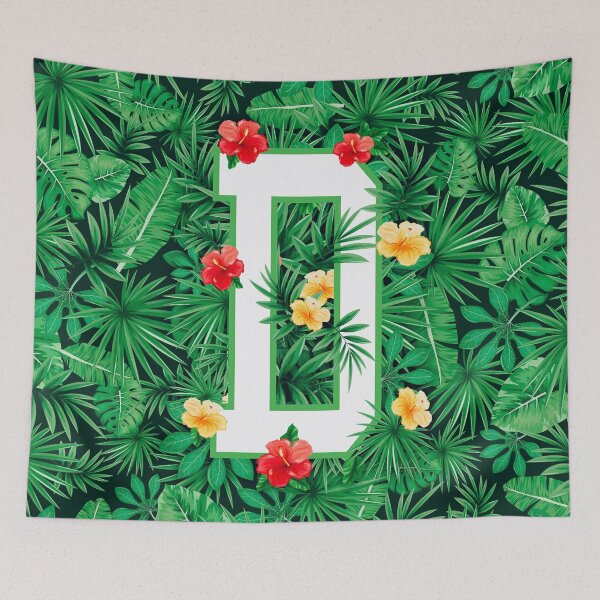 Item preview, Capital Letter D Alphabet Monogram Initial Flower Gardener designed and sold by GrandeDuc.