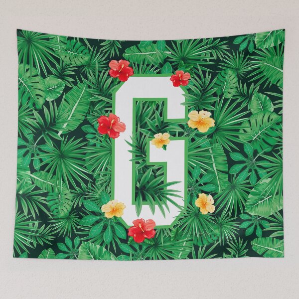 Item preview, Capital Letter G Alphabet Monogram Initial Flower Gardener designed and sold by GrandeDuc.
