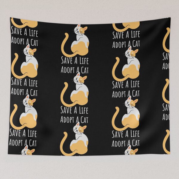Item preview, Adopt A Cat Save A Life designed and sold by SweetAndSpice.