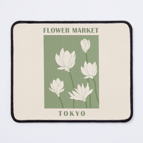 Item preview, Tokyo Flower Market Poster designed and sold by TheColorFlow.