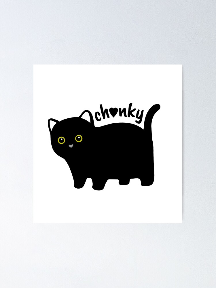 chonk black cat