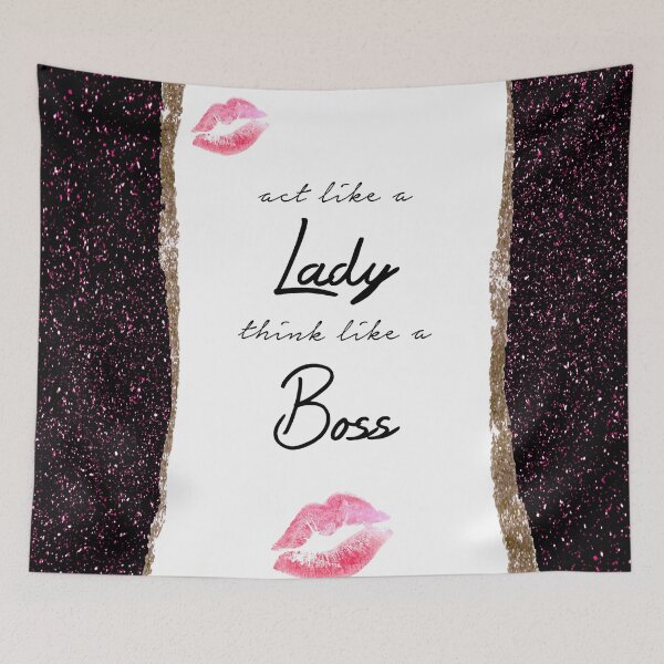 Item preview, Female boss with a kiss designed and sold by Shawa Shop.