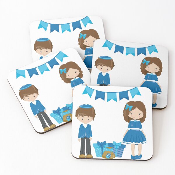 Item preview, Happy Hanukah! designed and sold by Glow & Grit – a mix of softness and edge.