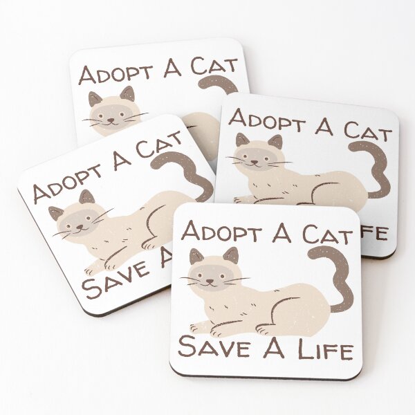 Item preview, Adopt A Cat Save A Life designed and sold by SweetAndSpice.