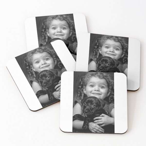 Item preview, The little girl and her puppy designed and sold by Richard Kazar.
