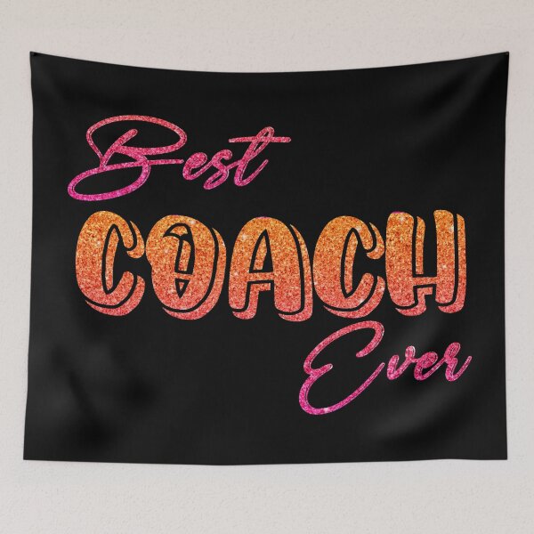 Item preview, Pink Orange Ombre Best Coach Ever designed and sold by PeachesMommy.