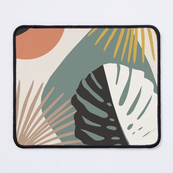 Item preview, Minimal Yin Yang Monstera Fan Palm Finesse #5 #tropical #decor #art designed and sold by Anita's & Bella's Art.