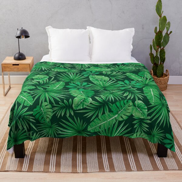 Item preview, Tropical Floral Botanical Jungle Leaf Plants Nature Pattern designed and sold by GrandeDuc.
