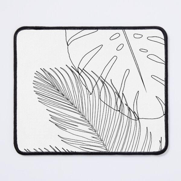 Item preview, Monstera Palm Leaves Finesse Line Art #2 #tropical #decor #art designed and sold by Anita's & Bella's Art.