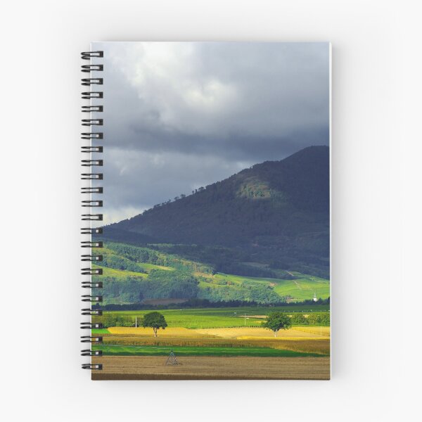 Item preview, Beautiful colorful rural landscape with contrast areas of light and shadows, Alsace, France designed and sold by Alexander Sorokopud.