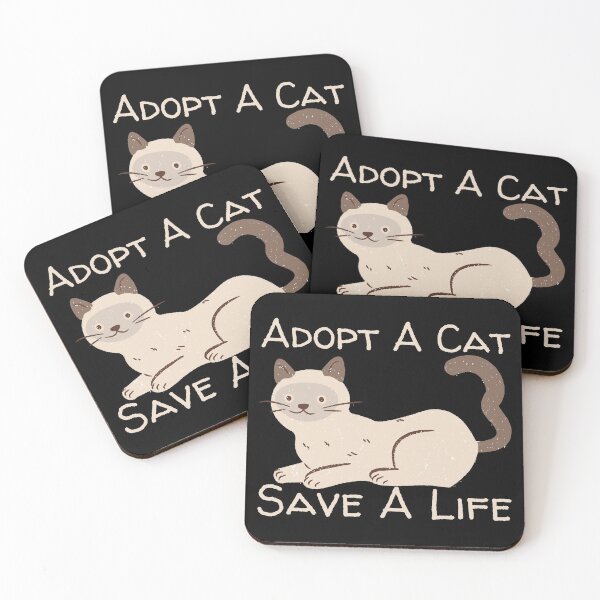 Item preview, Adopt A Cat Save A Life designed and sold by SweetAndSpice.