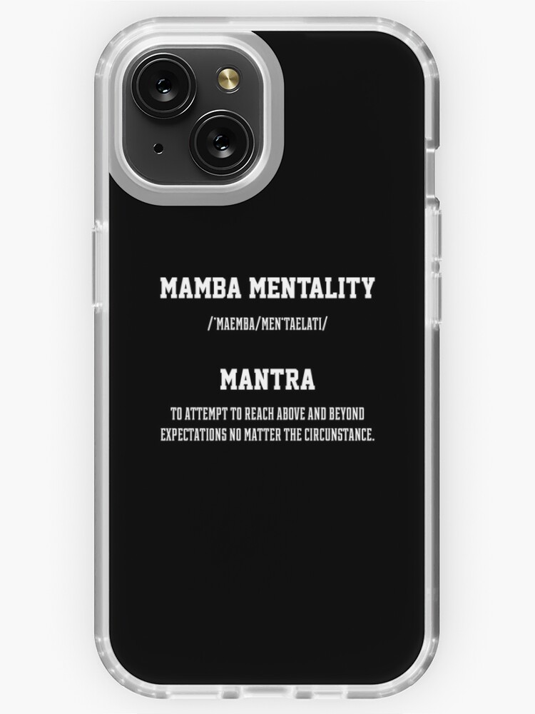 Mamba Mentality Motivational Quote Gift