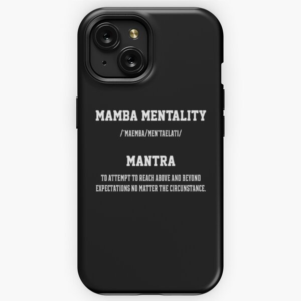 Mamba Mentality Motivational Quote Gift