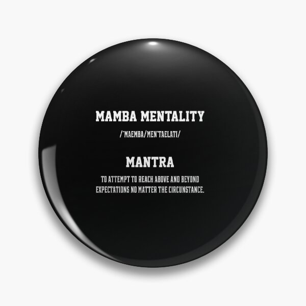 Item preview, Mamba Mentality - Motivational Quote Gift designed and sold by DiogoCalheiros.