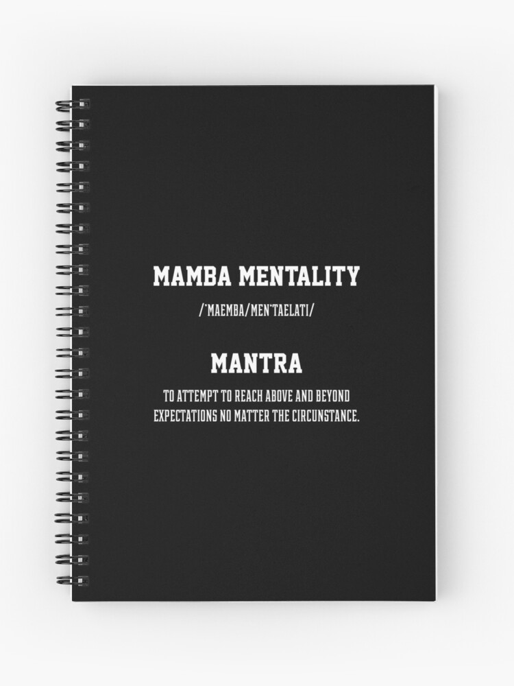 Mamba Mentality Motivational Quote Gift