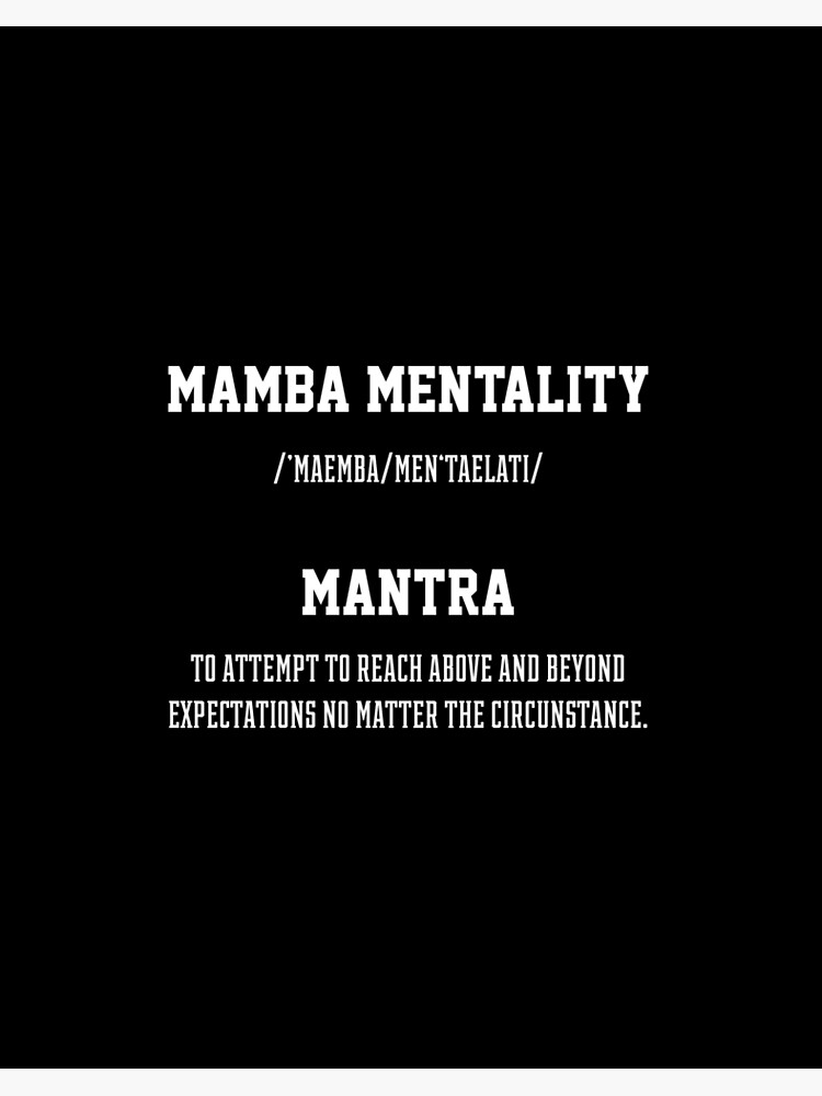 Mamba Mentality Motivational Quote Inspirational' Men's T-Shirt