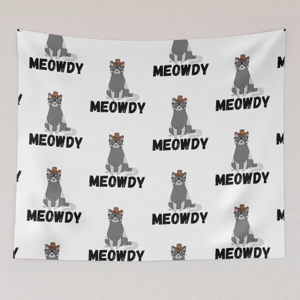 Item preview, Meowdy. Texas Cat Meme  designed and sold by ronaldsonou.