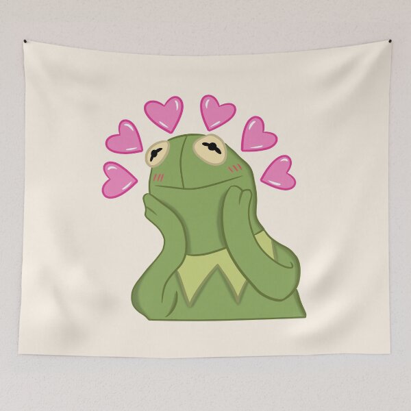 Item preview, Kermit Heart Meme designed and sold by zizouuu.