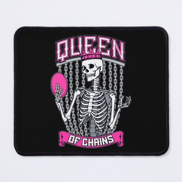 Item preview, Disc Golf Frolf Gothic Skeleton Queen Of Chains Skull Golfer designed and sold by GrandeDuc.