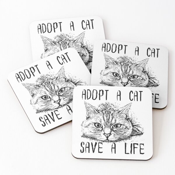 Item preview, Adopt A Cat Save A Life designed and sold by SweetAndSpice.