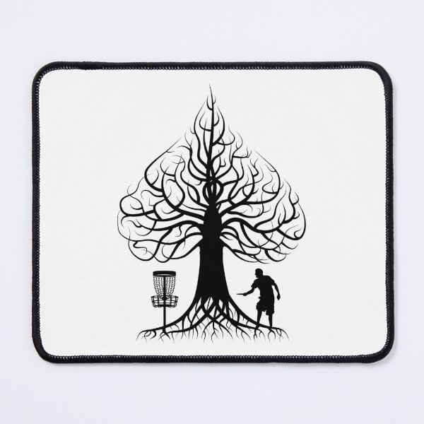 Item preview, Disc Golf Frolf Player Ace Of Spades Tree Putting Golfer designed and sold by GrandeDuc.