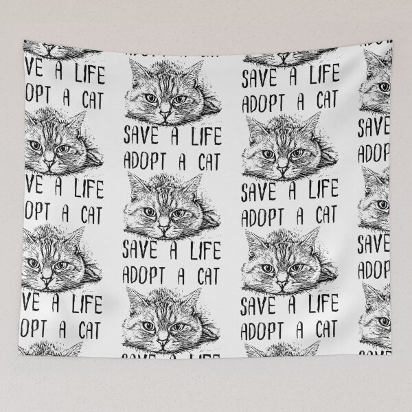 Item preview, Adopt A Cat Save A Life designed and sold by SweetAndSpice.