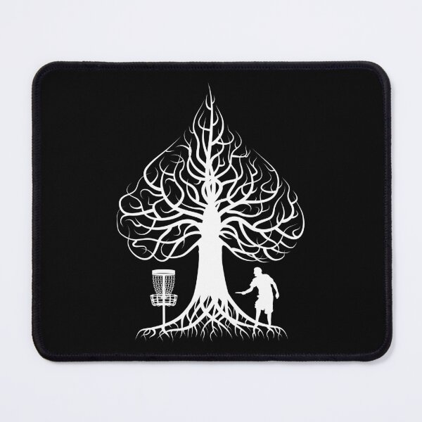 Item preview, Disc Golf Frolf Player Ace Of Spades Tree Putting Golfer designed and sold by GrandeDuc.