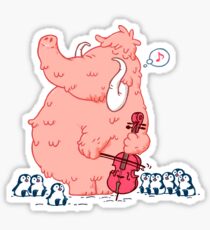 Cello Sticker