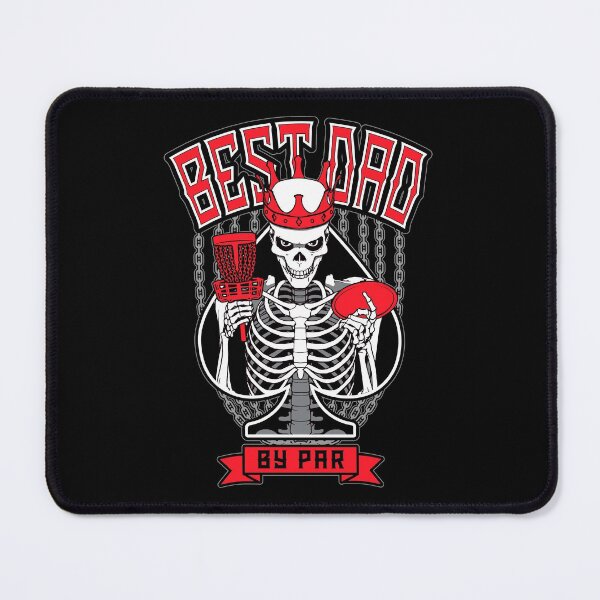 Item preview, Best Dad By Par Disc Golf Ace Of Spades Gothic Skull King designed and sold by GrandeDuc.