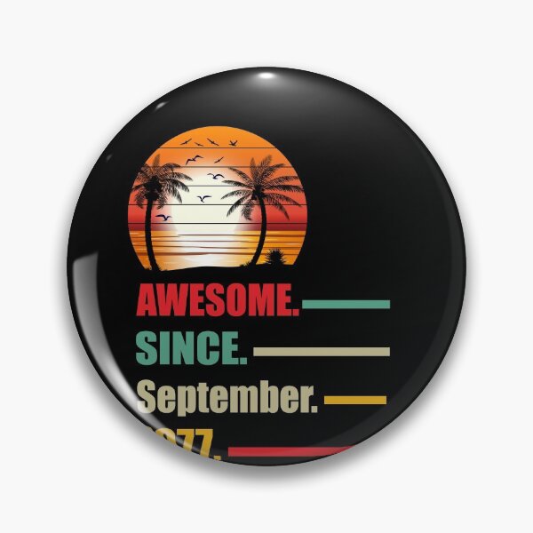Item preview, 1977 Vintage September - 44th Birthday Gift designed and sold by Ibu83.