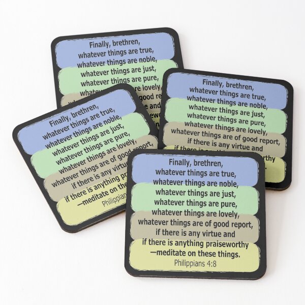Item preview, Think Positivly Bible Verse | Philippians 4:8 designed and sold by tomjstone.