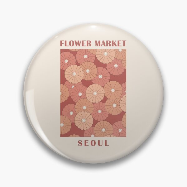 Item preview, Mercado de flores de Seúl designed and sold by TheColorFlow.