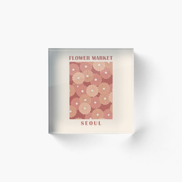 Item preview, Seoul Flower Market designed and sold by TheColorFlow.