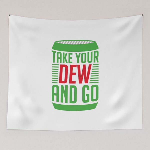 Item preview, Take Your Dew And Go (Green and Red) designed and sold by FilipeFerreira.
