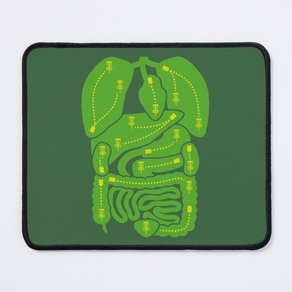 Item preview, Disc Golf Frolf Course Map Internal Organs Human Anatomy designed and sold by GrandeDuc.