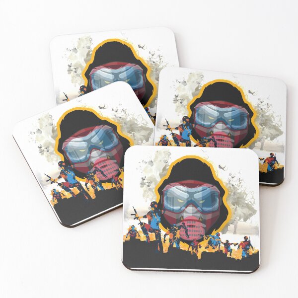 Item preview, Gorilla Tactical Face With War Scene designed and sold by avinigav.