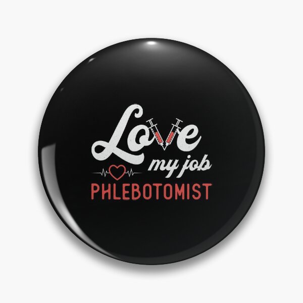 Item preview, Love My Job Phlebotomist Nursing Retro Phlebotomy designed and sold by tshirtconcepts.