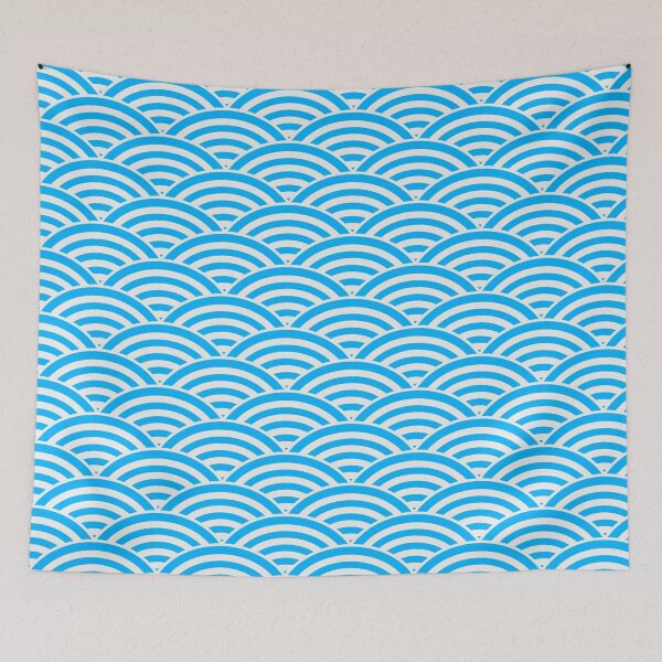 Item preview, Japanese Wave Pattern WAGARA of Seigaiha  designed and sold by monodesigns.
