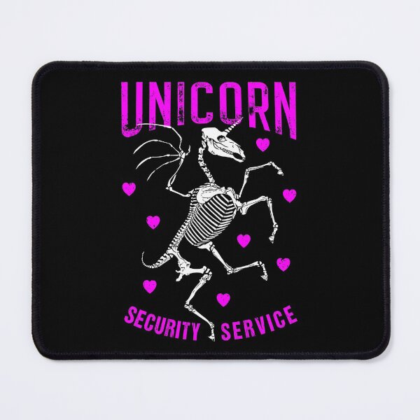 Item preview, Unicorn Security Service Goth Halloween Zombie Skeleton designed and sold by GrandeDuc.