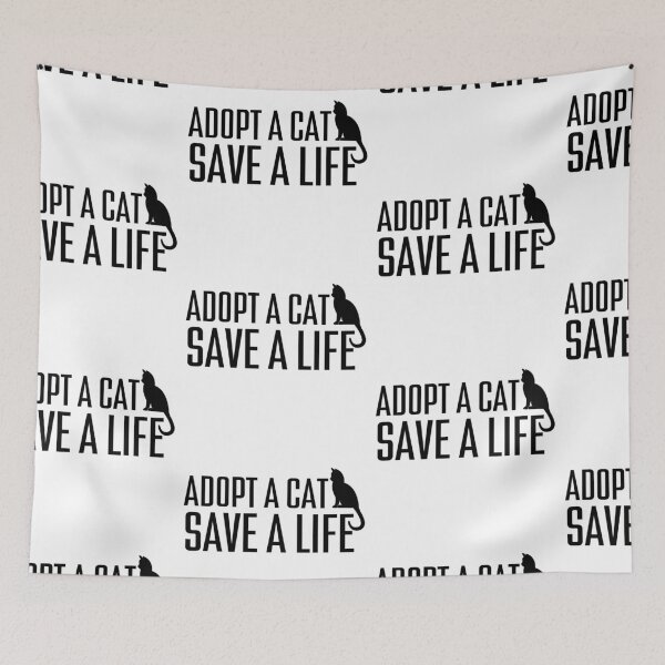 Item preview, Adopt A Cat Save A Life designed and sold by SweetAndSpice.