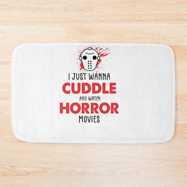 Item preview, I Just Want To Cuddle And Watch Horror Movies - Popcorn Want To Cuddle And Watch Horror - Scary Funny Halloween With Pumpkin designed and sold by Run to Creations.