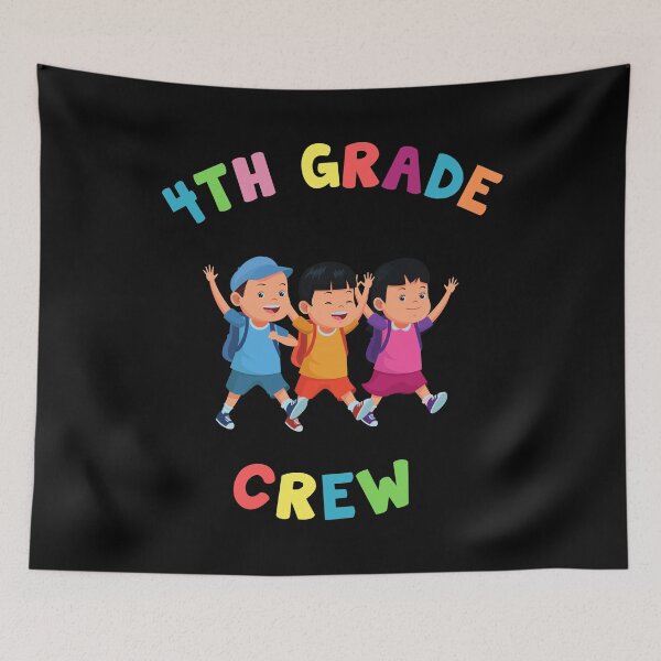 Item preview, 4th Grade Crew  - Birthday/Haloween/Christmas Back to School Gift for Kid designed and sold by CactusFamily.