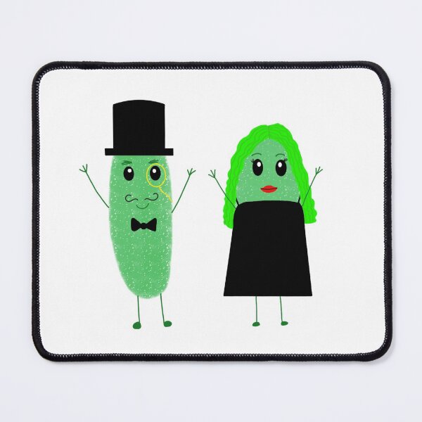 Item preview, Posh Pickle Couple designed and sold by DeliliahDoodles.