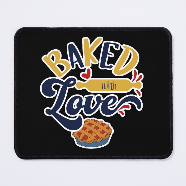 Item preview,  Baked With Love ( Blue and Mustard ) designed and sold by RomeoSketches.