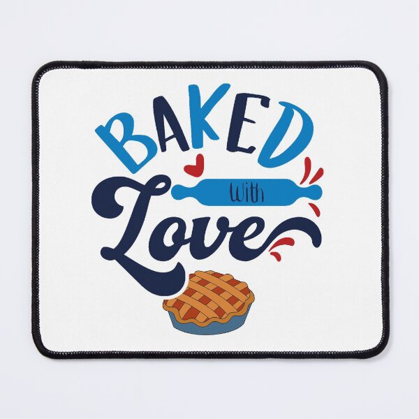 Item preview, Baked With Love ( Blue ) designed and sold by RomeoSketches.