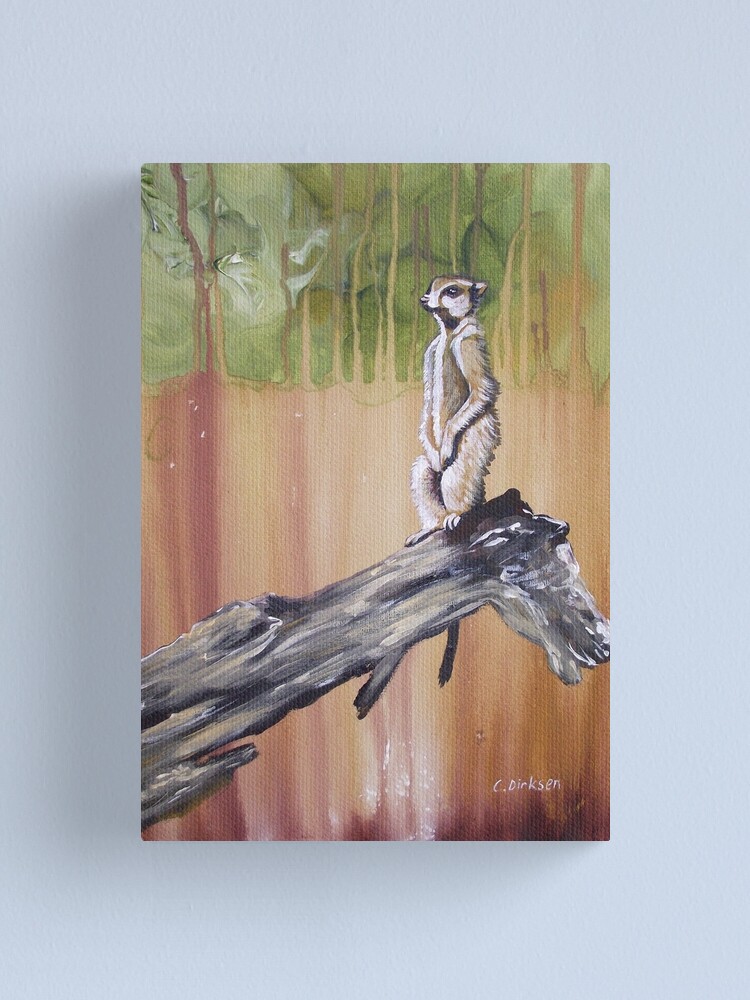 Alternate view of Meerkat Lookout Canvas Print