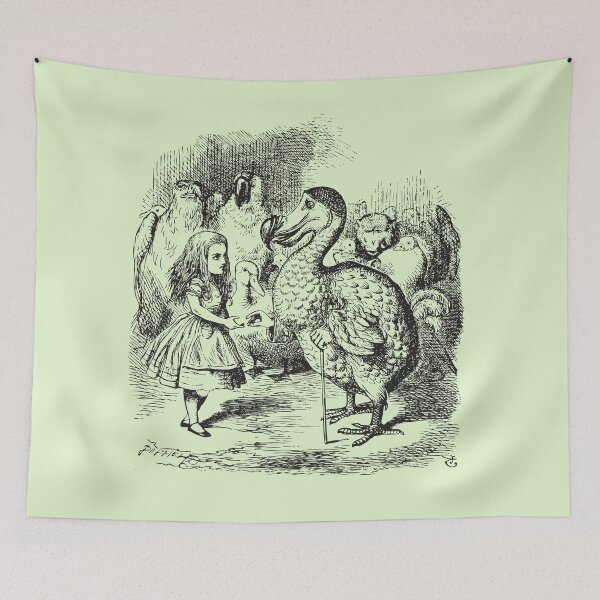 Item preview, Alice and the Dodo designed and sold by Marilyn Ratnadevi Evans.