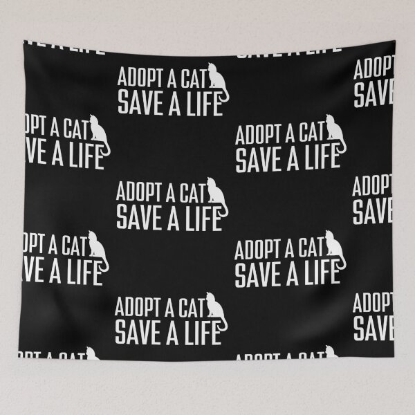 Item preview, Adopt A Cat Save A Life designed and sold by SweetAndSpice.