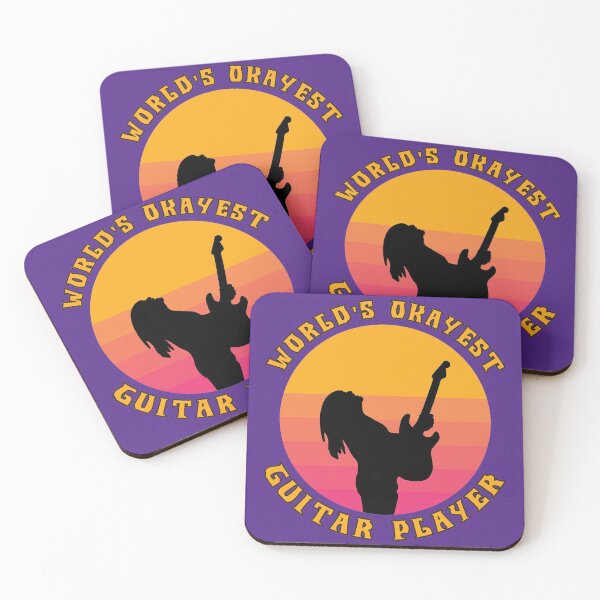 Item preview, World's okayest guitar player designed and sold by Feline Rockstars.