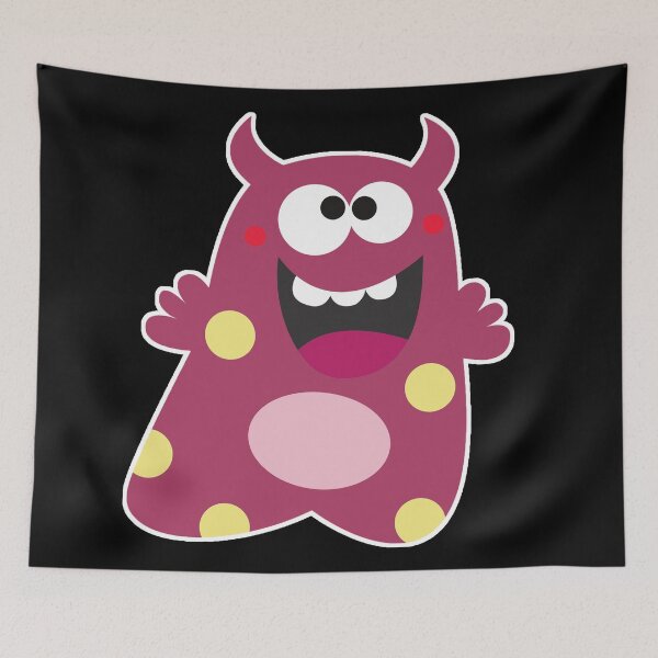 Item preview, Cute Cartoon Monster For Halloween designed and sold by DMJPRINT.